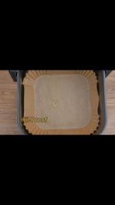100PCS Air Fryer Paper Liner Non-Stick Oil-Proof Parchment Paper for Air Fryer Liners Baking Sheet Paper