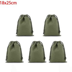 1-10PCS Cotton Drawstring Storage Bag White Canvas Bags Candy Gift Package Pouch Reusable Home Sundries Organize Dustproof Sacks