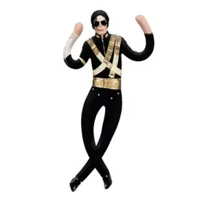 Bandai | Hot Sale Michael Jackson Cosplay Prop Doll Plush Stuffed Figure Dolls Room Decoration Abstract Joint Mobility Props Gift