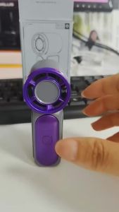 Foldable Mini Turbo Handheld Cooling Fan Up Strong Airflow Type C Charging Long Endurance Portable Fan Outdoor Camping Daily