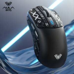 AULA | Bluetooth Wireless and Wired 3-Mode Rechargeable Gaming Mouse for Office