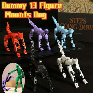 Dummy 13 Figure Mounts Dog Lucky 13 Action Figure 3D Printing T13 Robot Children Toys Robot