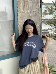 Short Sleeve Summer Loose Unique Beautiful Anti-aging Women T-Shirt