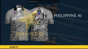 Philippine Air Force V5 Polo Shirt Full Sublimation