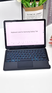 Bao da bàn phím BluetoothCó led RGB dành cho Samsung Galaxy Tab A9+/A9 Plus (11 In)