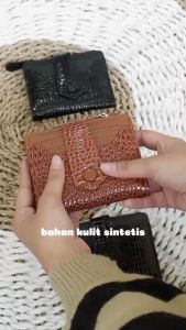 Vaska V42 Wallet - Dompet Wanita Dompet Lipat Dompet Mini Dompet Croco