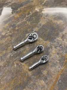72-Tooth Mini Ratchet Wrench Set 1/4 3/8 1/2 – Quick Socket Spanner Short Handle Repair Tool