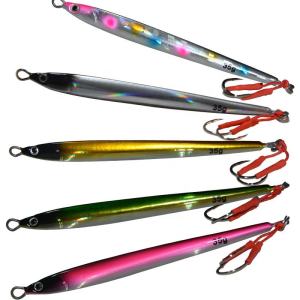 TAKEDO Customized TK6030 35g 110mm Pencil Vertical Lead Jigs Metal Jig Lure With Assist Hook