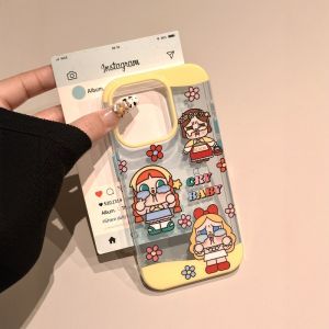 เคสโทรศัพท์มือถือแบบน่ารักและสร้างสรรค์สำหรับผู้หญิง Apple 16promax iPhone 16pro รุ่นใหม่สไตล์เกาหลี INS 15/14 ความรู้สึกที่ซับซ้อนและสร้างสรรค์ 13 ป้องกันการตกหล่น