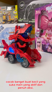 Mainan Anak DINOSAUR VARIANT CAR Funny Trasnforming Car Dinosaur Car Mainan Anak Perempuan - Mainan Anak Laki Laki