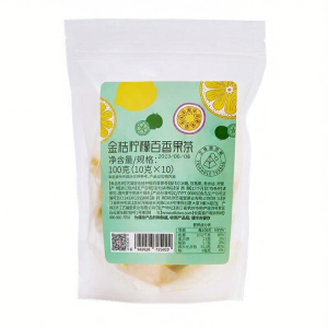 EFUTON TEA | Golden Citrus Pineapple Lemon Ice Brewed Fruit Floral Tea Bag