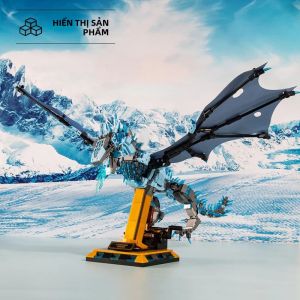 Rồng Smaug Khối Xây Dựng Mô Hình Viên Gạch Phim Kềm Ê Rion Động Vật Địa Trung Quốc Series Đồ Chơi Giáo Dục Cho Trẻ Em Bé Trai Tặng Nhựa ABS 1186 Chiếc