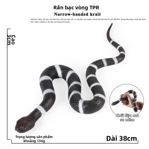 QAT | Đồ Chơi Mô Hình Rắn Dài Bằng Silicone Mềm