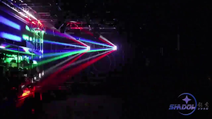 Party lights disco RGB Stage Light 8 eyes stage lights LED Light Laser lights ambient light