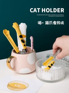 High-Temperature Resistant Stainless Steel Food Clamp Kitchen BBQ Baking Anti-Scalding Clamp No Dirty Hands Tool