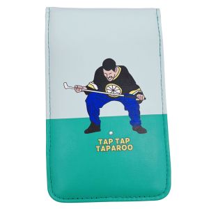 Golf Scorecard Yardage Book Holder Cover with Happy Gilmore 18 Design Quality PU Leather Golf Scorecard Holder 4.5 × 7 Inches