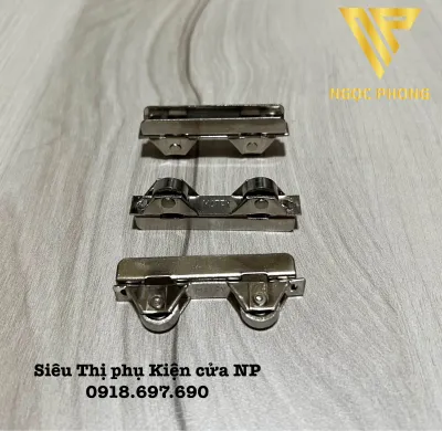[ 5 cái ] Bánh xe đôi tủ kính lùa 3-5mm