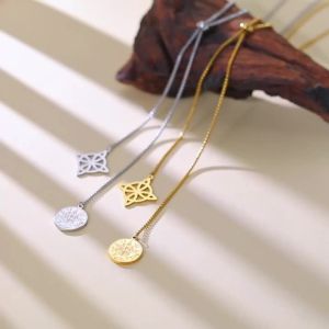 Wicca Witch Knot Tetragrammaton Pentacle Pendant Necklace for Women Jewelry Amulet Gift Adjustable Box Chain Necklace 2026