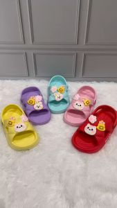 DX-539D Sandal Anak Perempuan Selop Tali Belakang Sandal Karet Anak Cewek Karakter Kucing Merek Dulux Ukuran 25-30