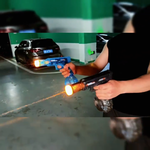 Glock Electric Water Gun with Light & High Capacity Water Tank Automatic Continuous Spray Long Playtime