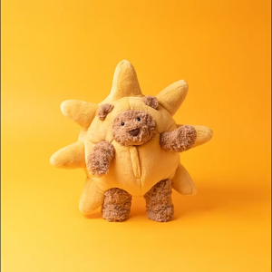 Jellycat Bartholomew Bear Sunshine 25cm Beruang Cahaya Comel Saiz Standard Hadiah Cerah