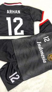 SETELAN BAJU TIMNAS ANAK TERBARU / SET KAOS SEPAKBOLA INDONESIA TERMURAH