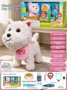 PALONG | Walking & Barking Smart Toy Dog 3-6 Years Old