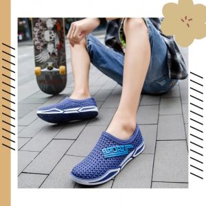 QXshop รองเท้าผ้าใบผู้ชาย ดีไซน์สปอร์ต เหมาะกับสายลุย สายชิว กิจกรรม ก็เต็มที่ กันน้ำ กับ กันลื่น