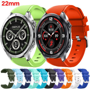 22mm Sport Slicone Strap For OnePlus Watch 3 2 2R 46mm Soft Bracelet For OPPO Watch X X2 4 Pro/Realme Watch S 2 3 Pro Watchband