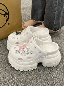 Star Pattern Womens Flip Flops Thick Bottom Anti-Slip Comfortable EVA Slippers Summer Outdoor Wear Breathable Slip-On Shoes