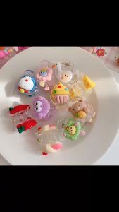 Thun cột buộc tóc nữ trẻ nhỏ dễ thương Kẹp mái mini tạo kiểu xinh đẹp đi chơi chụp ảnh dịp lễ hội giá rẻ thời trang