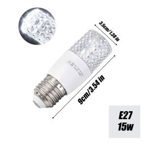 E27 Screw Base Cylindrical Bulb 15W 20W White Energy Saving LED Lights for Bedroom Kitchen