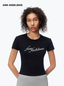 ANN ANDELMAN | Slimming Embellished Short Sleeve Round Neck T-shirt