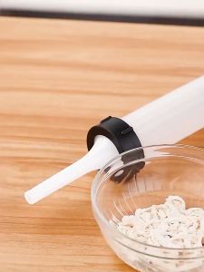 เครื่องเตรียมอาหารในครัว กระบอกอัดไส้กรอก 3 หัวเปลี่ยน เป็นอุปกรณ์ทำไส้กรอก