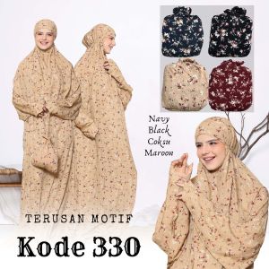 MUKENA TERUSAN HADRAMAUT MOTIF