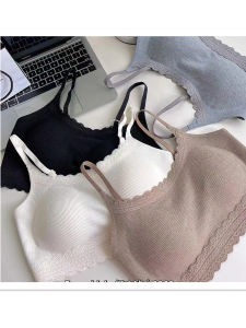 Fengzhixin 8060 Lace Edge Pure Desire Fashion Tape Gather Cloud Cotton Thin Back Shaping Fixed Cup Breast Holding Tube Top