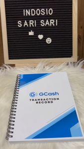 GCASH / MAYA TRANSACTION RECORD  • Laminated Cover • A5 / A4 size • 80gsm • 70 leaves • 140 pages • OPTION TO CUSTOMIZE