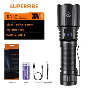 SUPERFIRE | High-power Rechargeable Portable Flashlight