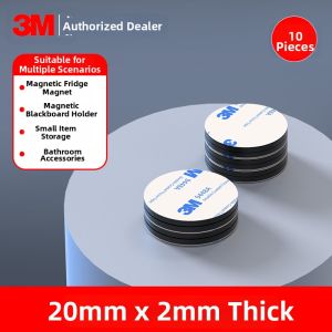 3M | Strong Magnetic Adhesion Magnet Patches Round Shape