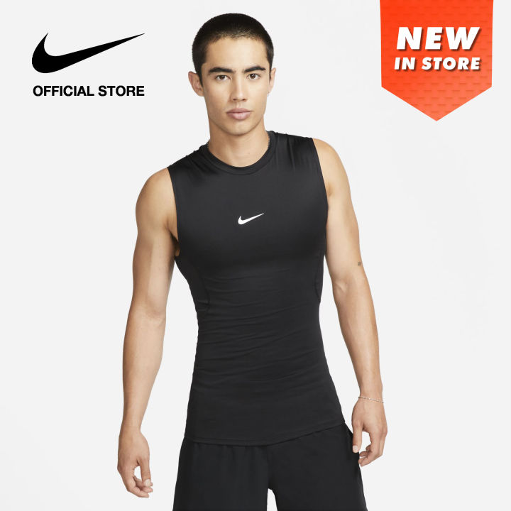 Nike Dri-FIT Men's Pro Tight Sleeveless Fitness Top - Black | Lazada PH