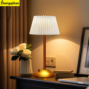 Table Lamp LED Touch Sensor Desktop Night Light Rechargeable Wireless Reading Lamp For Restaurant Hotel Bar Bedroom Decor Light