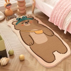 Thảm Trải Sàn Bằng Vải Nỉ Hoạt Hình VIKAMA Thảm Trong Nhà Bền Bỉ Cho Phòng Khách Phòng Ngủ - Phụ Kiện Trang Trí Nhà Cửa Chống Trượt Chống Nước