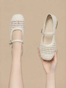 Agsdon | Breathable Hollow Summer Mary Jane Flat Shoes