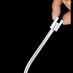 Rechargeable Electric Arc Lighters USB Long Lighter for Kitchen Stove Windproof Flameless Arc Lighter Candle Lighter BBQ Grill Lighter Triple Safety & 360°Flexible Neck Black