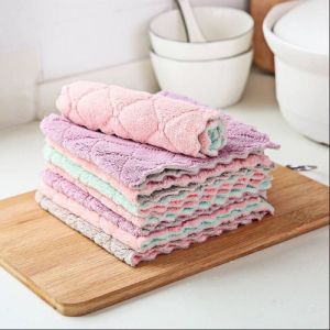 Murah Terlaris Kain Lap Meja Piring ANTI MINYAK Kain Lap Microfiber 25x25 - Kualitas Bagus, Harga Ekonomis (Bisa Bayar Di Tempat)