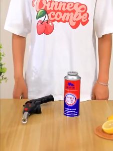 [2024 new upgrade big flame] butane torch gun blue flame 28000 times Auto Lgnition Extended handle safer Suitable For Cooking Cake Baking Camping Picnic blowtorch heavy duty