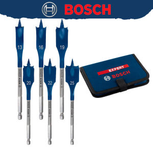 Bosch | BOSCH 2608900333 Expert Self Cut Speed Flat Spade Thread Drill Bit Set 13-25mm 6pcs 152MM 3x Faster Drill Hole Bits