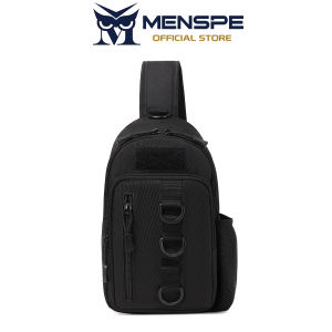 MENSPE Outdoor Chest Bag Men Multifunctional Hiking Bag Waterproof Travel Shoulder Bag Large Capacity Lightweight Sports Fitness Backpack Casual Shoulder Bag Camping Bag
