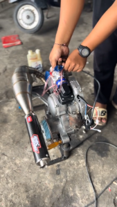 KNALPOT VESPA KIRI KHUSUS SS SILINCER CARBON