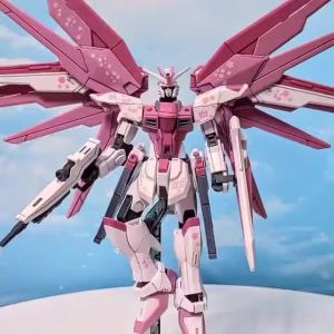 Bandai | 1/144 Freedom Assault Mô Hình Robot Màu Hồng Hoa Anh Đào Hội Di Động Sakura Hình Máy Tính Để Bàn Trang Trí Cho Người Thu Thập